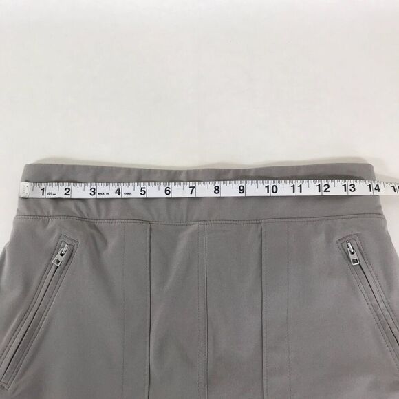 Athleta Chelsea Cargo Skort Women's Size 4 Gray Stretch Pockets Active Outdoor - Picture 6 of 11